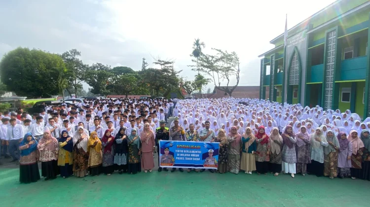 Jasa Raharja Bukittinggi Edukasi Keselamatan MAN Tanah Datar