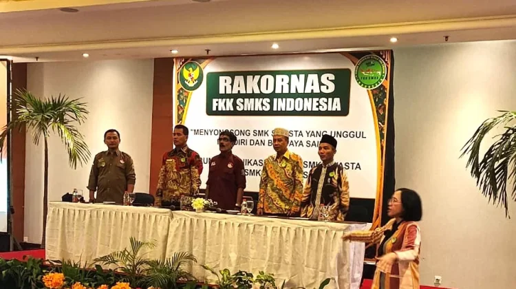 Rakornas FKK SMK Swasta Nasional lahirkan sejumlah Rekomendasi.