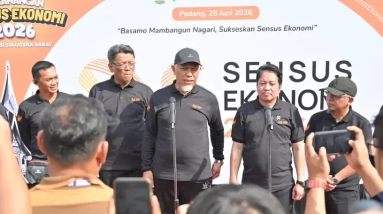 Gubernur Mahyeldi Imbau Masyarakat Sumbar Sukseskan Sensus Ekonomi 2026
