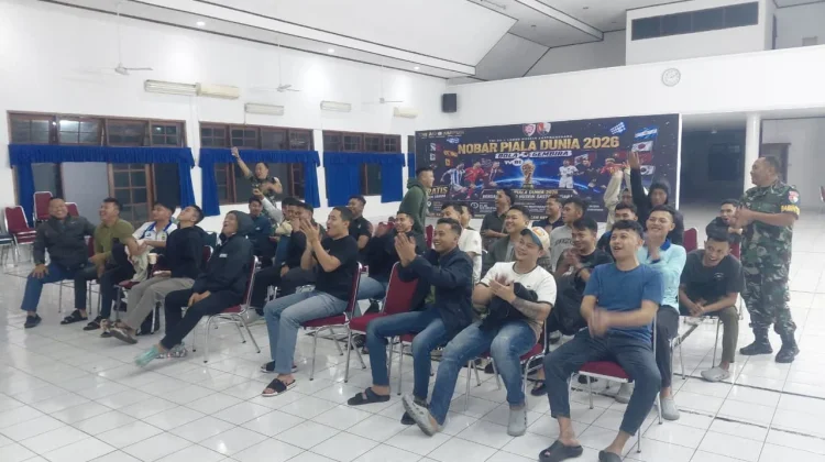 Nobar Piala Dunia Lanud Husein Sastranegara Meriah, Kanada Lolos 16 Besar