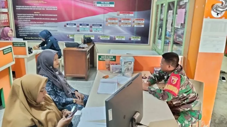 Babinsa Koramil Harau Ajak Warga Jaga Kondusivitas
