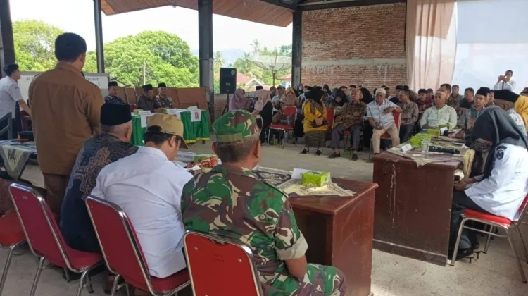 Babinsa Akabiluru Hadiri Komsos Pemilihan Wali Nagari