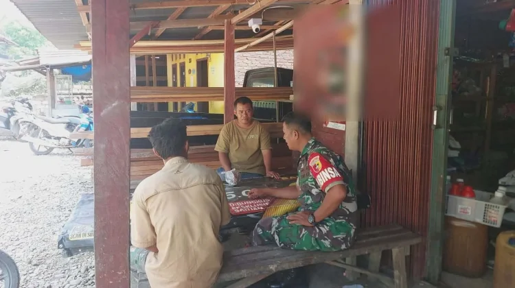 Babinsa Kapur IX Dorong Hidup Sehat