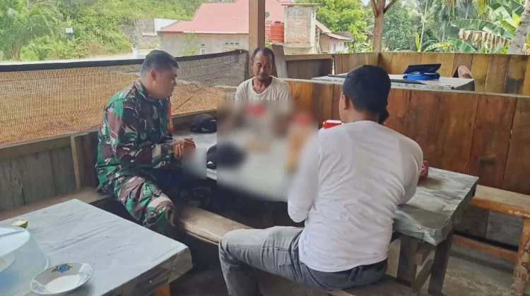 Babinsa Pangkalan Bangun Kesadaran Cegah Kebakaran Kemarau