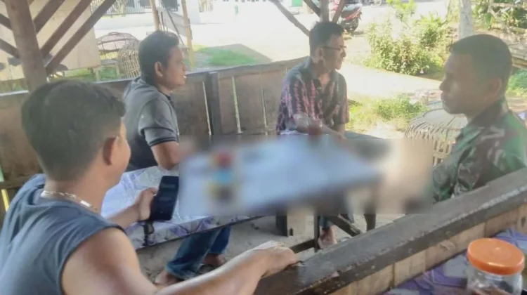 Babinsa Pangkalan Ingatkan Warga Waspadai Cuaca