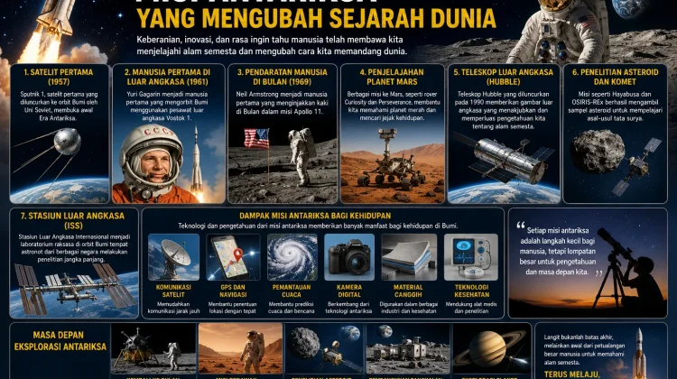 Misi Antariksa yang Mengubah Sejarah Dunia