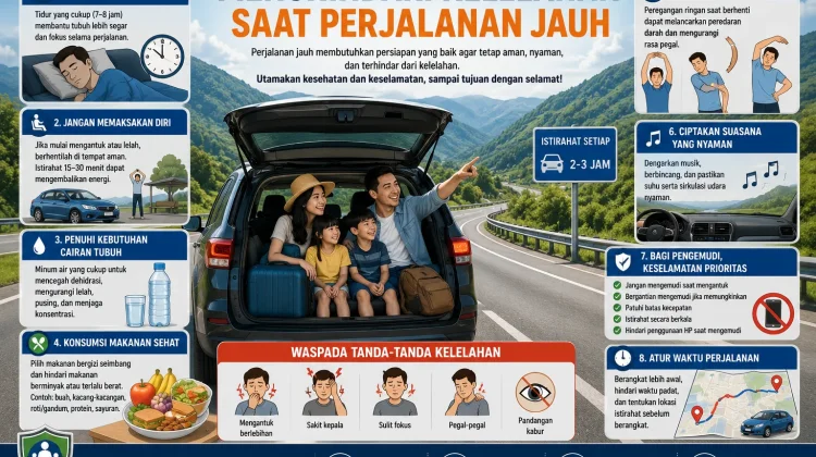 Menghindari Kelelahan saat Perjalanan Jauh