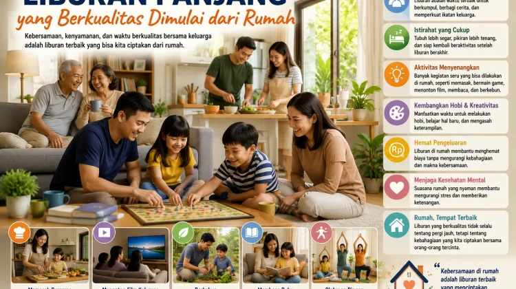 Liburan Panjang yang Berkualitas Dimulai dari Rumah