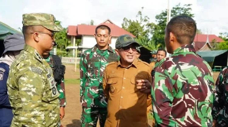 Bupati Eka Putra: Masyarakat Simawang Dukung Pembangunan Yonif TP 951/PM