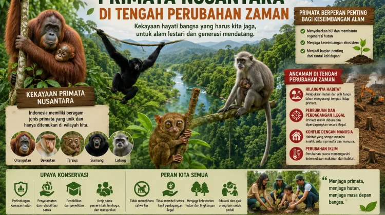 Primata Nusantara di tengah Perubahan Zaman