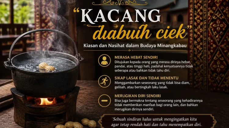 Istilah "Kacang Diabuih Ciek", Nasihat agar Tidak Merasa Paling Hebat