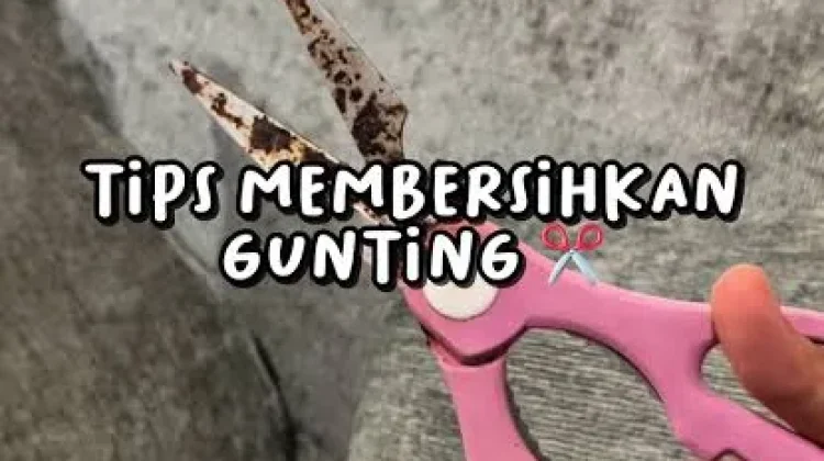 Tips Menajamkan Gunting Berkarat