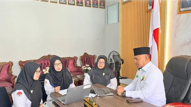 Kankemenag Padang Panjang Ikuti Rapat Evaluasi Kinerja Madrasah
