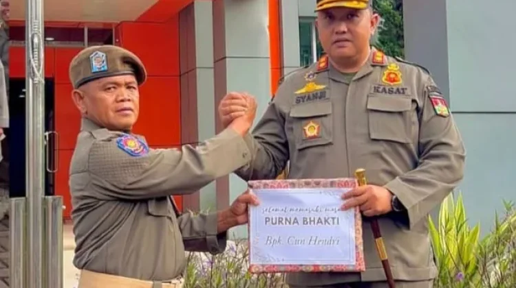 Satpol PP Bukittinggi Lepas Punggawa Terbaik, Berjuang Tampa Batas