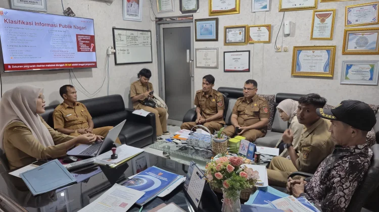 Diskominfo Agam Dampingi 23 Nagari Bangun PPID, Lima Nagari Ikuti E-Monev KIP 2026