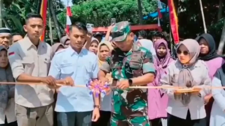 Program Presiden Prabowo Hadirkan Jembatan Beton bagi Warga Kuranji