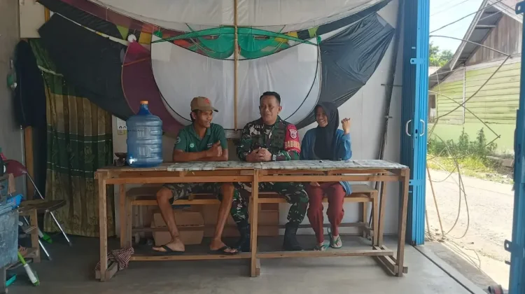 Babinsa Koramil 07/Kapur IX Sosialisasikan Penerimaan Prajurit TNI AD