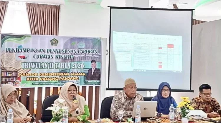 Kemenag Padang Panjang Kebut Perbaikan LKj Triwulan II