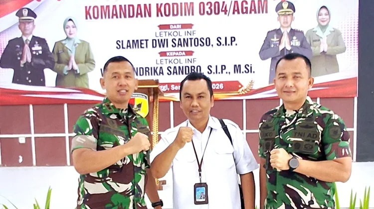 Putra Lunang Silaut, Mantan OB & Gharin Masjid Kini Pimpin Kodim 0304/Agam