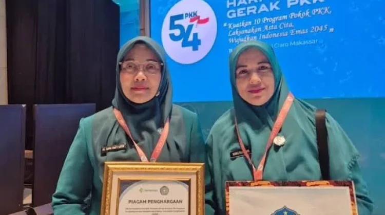 TP-PKK Limapuluhkota Terima Penghargaan Nasional HKG PKK ke-54 Tahun
