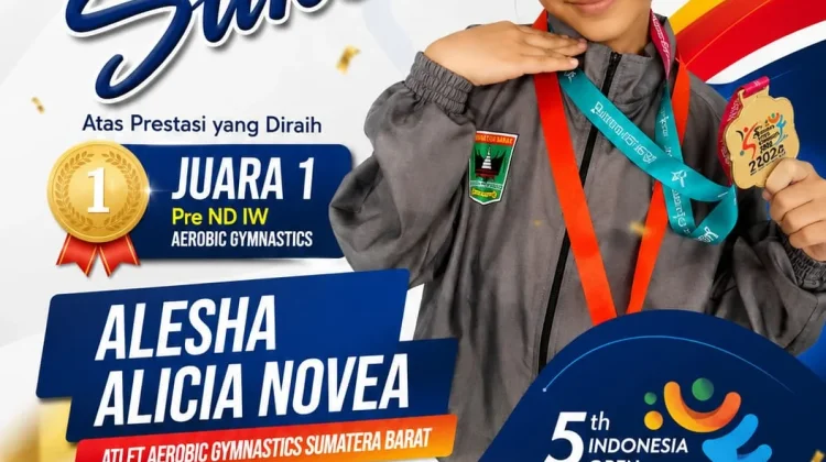 Sabet Emas Nasional Wali Kota Payakumbuh Apresiasi Pesenam Cilik Echa