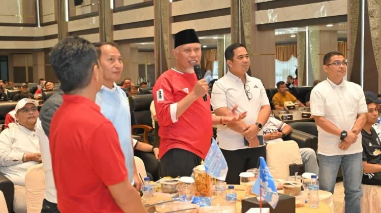 Nobar Final Piala Dunia Berhadiah Sepeda Motor, Mahyeldi Mengajak Warga
