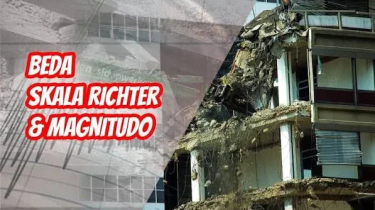 Perbedaan Magnitudo dengan Skala Richter