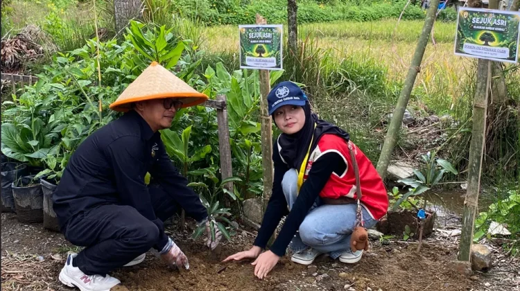 Pemerintah Polri, dan KKN UGM Tapak Koto Gelar Penghijauan di IV Koto