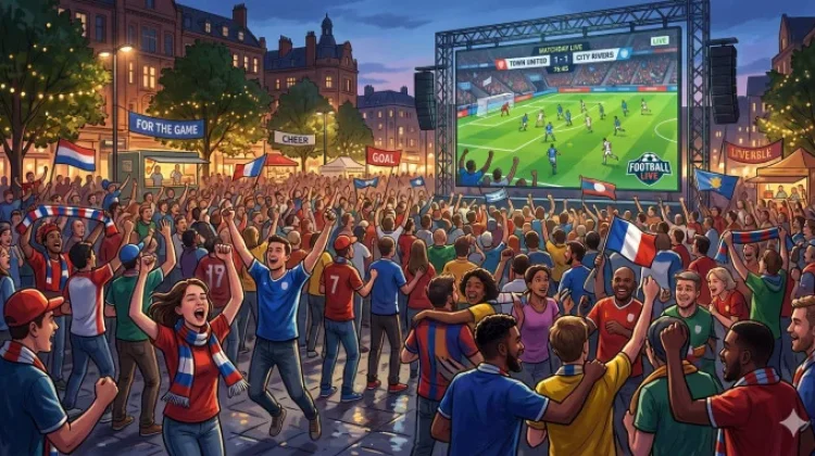 Keseruan Malam Nobar Piala Dunia
