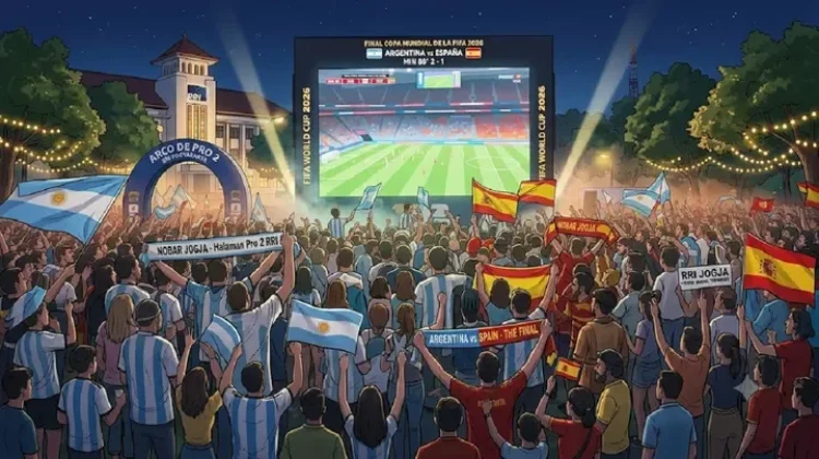 Keseruan Malam Nobar Piala Dunia