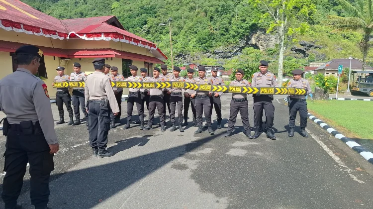 Polres Padang Panjang Gelar Latihan Pengendalian Massa