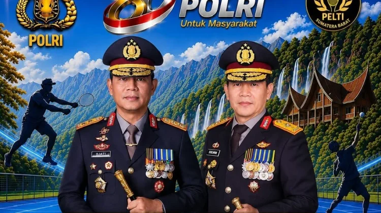 Polda Sumbar Bersama PELTI Sumbar Meriahkan Tenis Eksekutif Bhayangkara