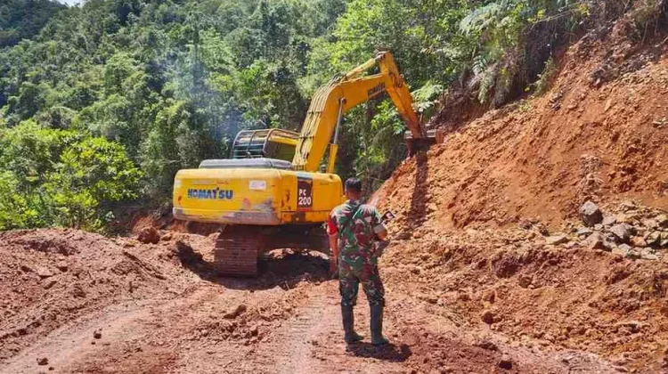 TMMD ke-129 Kabupaten Limapuluhkota Terus Dikebut, Pembangunan Capai 56 Persen