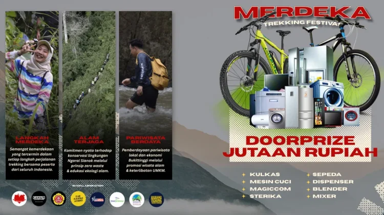 Merdeka Trekking Festival, Event Sport Tourism Terbesar Digelar di Bukittinggi