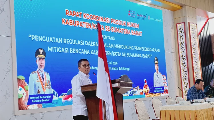 Rakor Produk Hukum Mitigasi Bencana Sumbar, Wakajati; Harus Ada Koordinasi