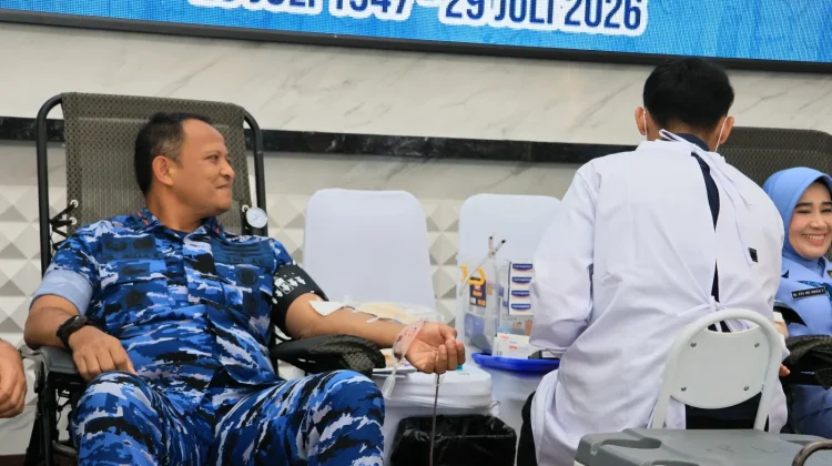 Semarak Hari Bakti ke-79 TNI AU, Bakorda Bandung Gelar Donor Darah untuk Kemanusiaan