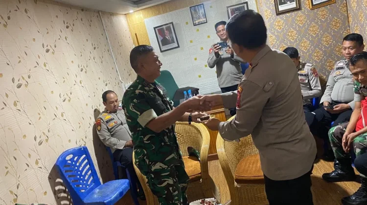 Koramil IV Angkek Canduang Perkuat Sinergitas TNI-Polri Hari Bhayangkara