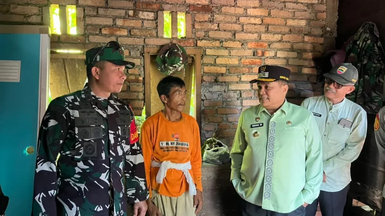 Bupati Agam dan Dansatgas TMMD ke 129 Tinjau Progres Pengerjaan