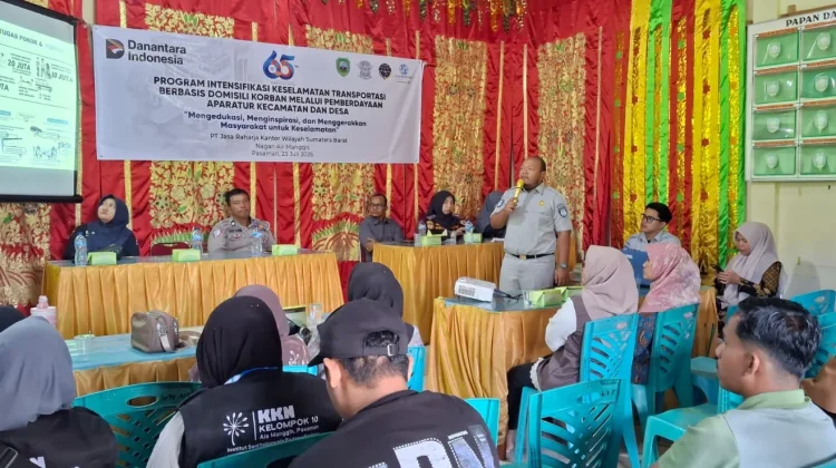 Jasa Raharja FLLAJ Pasaman Gencarkan Safety Campaign Di Nagari Air Manggis