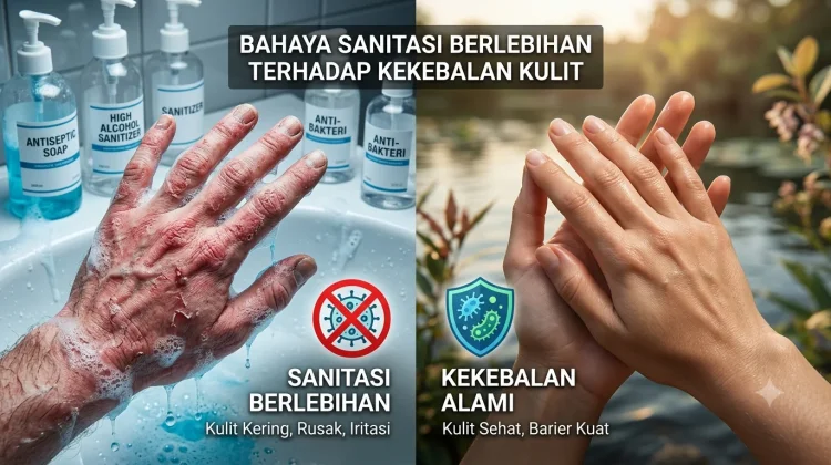 Bahaya Sanitasi Berlebihan Terhadap Kekebalan Kulit
