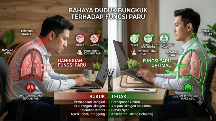 Bahaya Duduk Bungkuk Terhadap Fungsi Paru