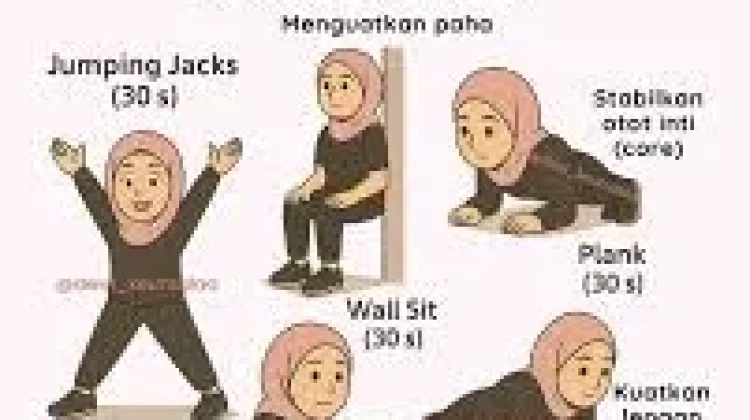Gerakan sederhana tanpa alat