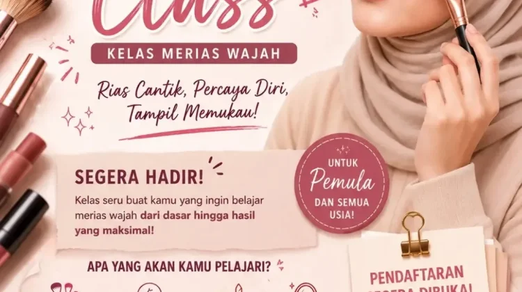 Dispersip Bukittinggi Gelar Beauty Class Gratis