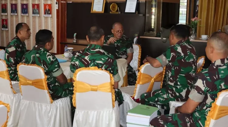 Tim Itdam XX/TIB Audit Kinerja Kodim 0306/50 Kota