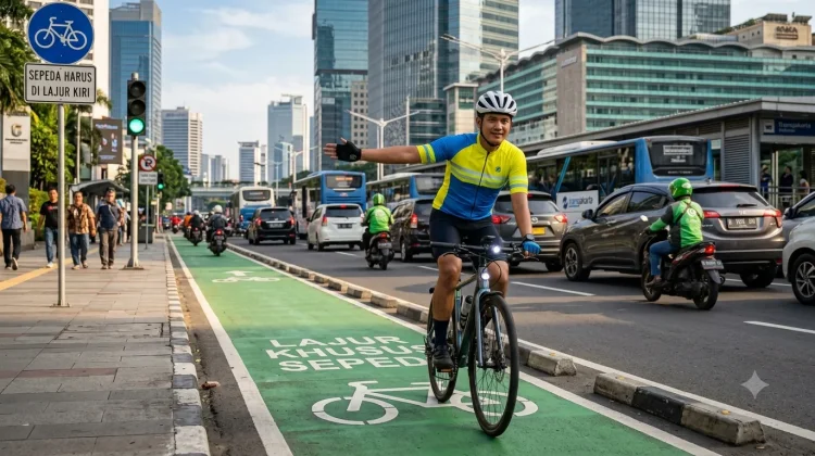 Tips Aman Bersepeda Santai di Area Perkotaan yang Padat