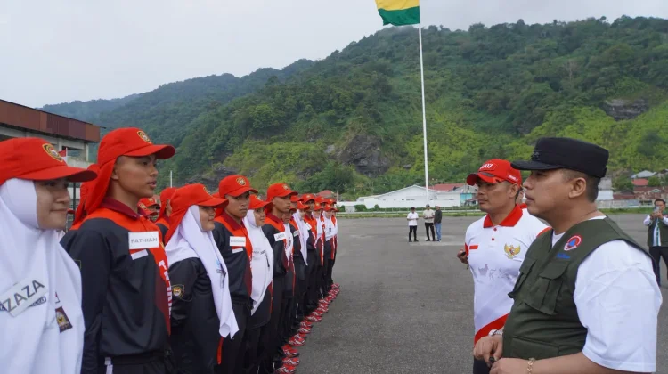 Wali Kota Hendri Tinjau Latihan Capaska Padang Panjang jelang HUT ke-81 RI