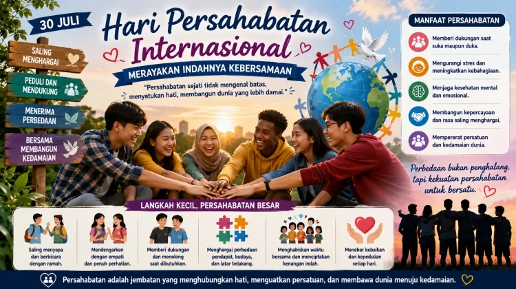 Hari Persahabatan Internasional, "Merayakan Indahnya Kebersamaan"