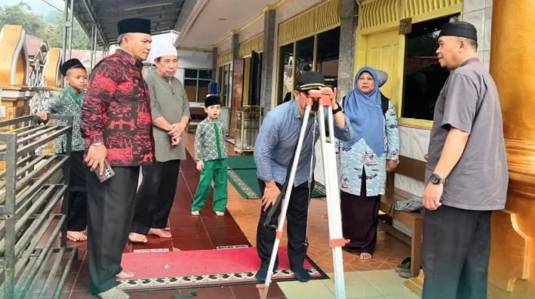 Kemenag Padang Panjang Pastikan Akurasi Arah