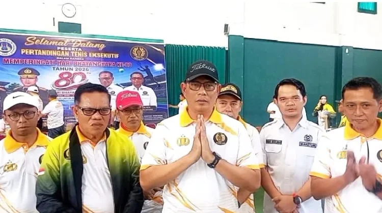 Turnamen Eksekutif PELTI Sumbar Sukses, Kapolda Sampaikan Terima Kasih