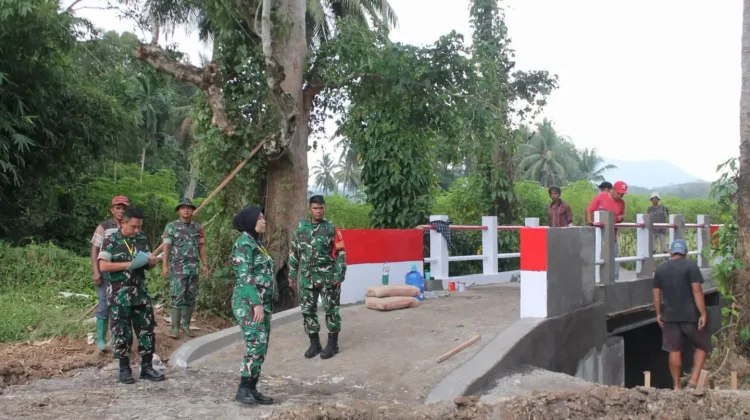 Tim Audit Itdam XX TIB Tinjau Pembangunan Program Teritorial Kodim 0307